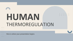Human Thermoregulation