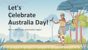 호주의 날을 축하합시다!