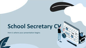 CV de secrétaire d'école