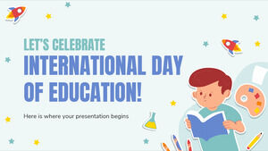 Célébrons la Journée internationale de l'éducation !