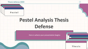 Pestel 분석 논문 방어