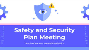 안전 및 보안 계획 회의