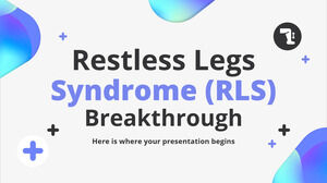 Svolta nella sindrome delle gambe senza riposo (RLS).