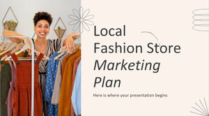 Planul de marketing local al magazinului de modă