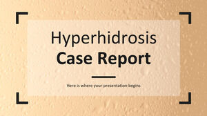 Informe de un caso de hiperhidrosis