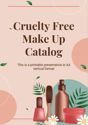 Catalogo make up cruelty free
