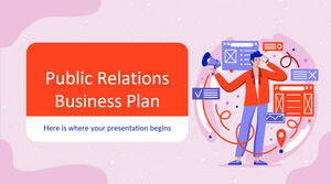 Plan de afaceri pentru relații publice