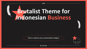 インドネシアのビジネスのための残忍なテーマ