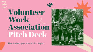Pitch Deck de la Asociación de Trabajo Voluntario
