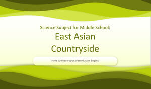 Mata Pelajaran Sains untuk Sekolah Menengah: Pedesaan Asia Timur