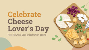 Festeggia il giorno degli amanti del formaggio