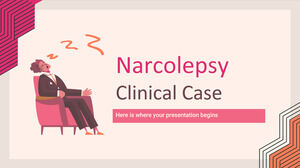 Klinischer Fall von Narkolepsie