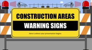 建設区域の警告標識