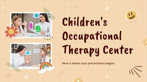 Centre d'ergothérapie pour enfants