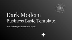 Dark Modern - Modèle de base pour les entreprises