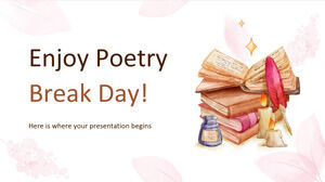 Aproveite o Dia da Pausa para a Poesia!