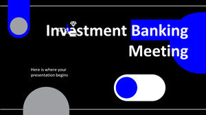 Yatırım Bankacılığı Toplantısı