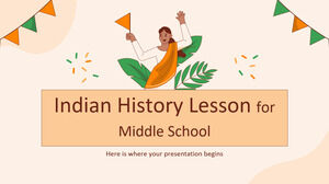 บทเรียนประวัติศาสตร์อินเดียสำหรับโรงเรียนมัธยม