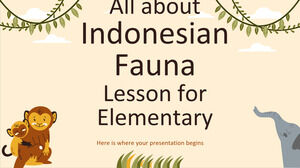 Alles über die indonesische Fauna - Lektion für Grundschüler