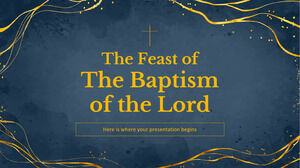 La Fête du Baptême du Seigneur
