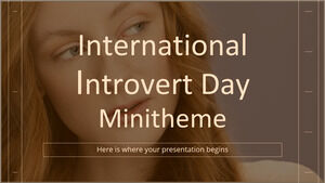 Minitema della Giornata internazionale dell'introverso