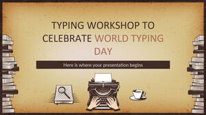 Typing Workshop zur Feier des World Typing Day