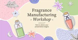 Atelier de fabricare a parfumurilor