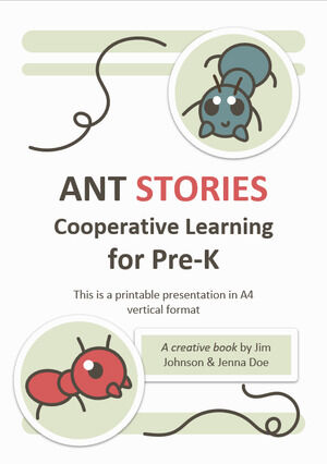 قصص النمل - التعلم التعاوني لمرحلة ما قبل الروضة