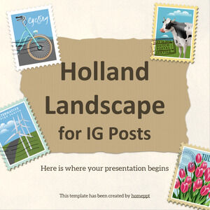 Голландский пейзаж для постов в IG