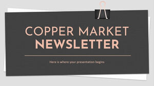 Buletin informativ Copper Market