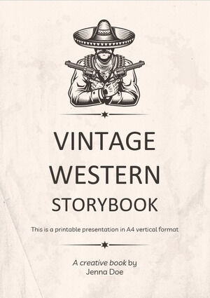 Libro de cuentos del oeste antiguo