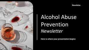Newsletter sulla prevenzione dell'abuso di alcol