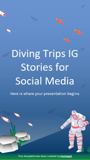 Diving Trips IG Stories pentru Social Media