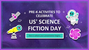 庆祝美国科幻小说日的学前班活动