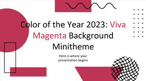 2023년 올해의 컬러: Viva Magenta - 배경 미니테마