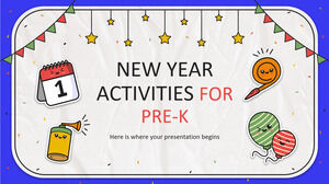 Activități de Anul Nou pentru Pre-K