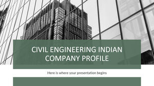Profilo dell'azienda indiana di ingegneria civile
