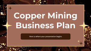 Plan d'affaires de l'exploitation minière du cuivre