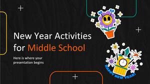 Activități de Anul Nou pentru școala medie