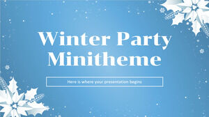 Kış Partisi Mini Teması
