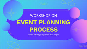 Atelier sur le processus de planification d'événements