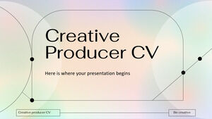 Creative Producer CV