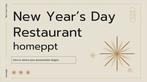 New Year's Day Restaurant MK Campaign