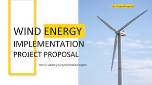 Proposta de Projeto de Implementação de Energia Eólica