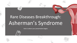 Nadir Hastalıklarda Buluş: Asherman Sendromu