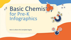Chemia podstawowa dla infografiki Pre-K