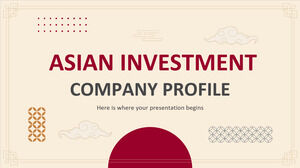 Profil azjatyckiej firmy inwestycyjnej