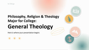 철학, 종교 및 신학 대학 전공: 일반신학