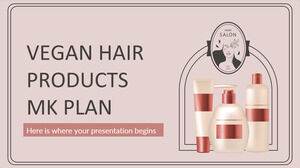 Vegan Saç Ürünleri MK Planı