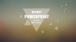 Szablon Dynamiczny raport z pracy PowerPoint (panoramiczny)